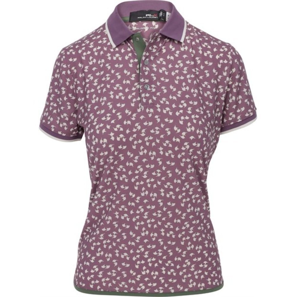 NWT RLX Ralph Lauren Polo Golf Women's Contrast Shirt Tail Hem Polo Shirt